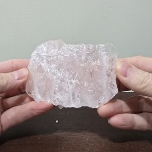 Rose Quartz Crystal Rough Stone #E